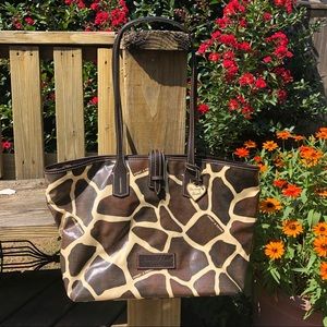 Dooney and Bourke large Giraffe tote.